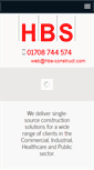Mobile Screenshot of hbs-construct.com